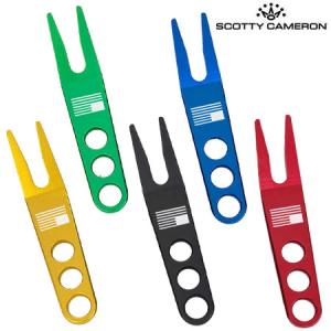 スコッティキャメロン ディボットツール LOOSE US FLAT FLAG Titleist SCOTTYCAMERON.COM グリーンフォーク Divot Tool USA直輸入品｜jypers