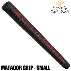 スコッティキャメロン MATADOR (マタドール) パターグリップ (ブラック×レッド×ゴールド／SMALLサイズ／約77g) USA直輸入品｜jypers