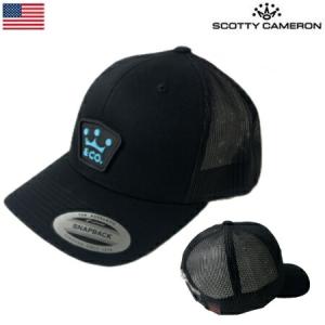 スコッティキャメロン スナップバックキャップ メンズ Crown＆CO Hat ブラック 29953 Scotty Cameron USA直輸入品｜jypers