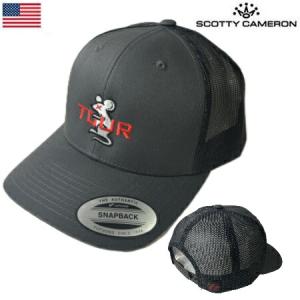 スコッティキャメロン スナップバックキャップ メンズ TOUR RAT Hat チャコール 29950 Scotty Cameron USA直輸入品｜jypers