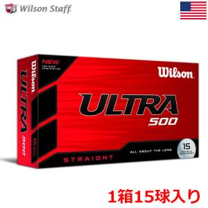 ウイルソンスタッフ ULTRA500 STRAIGHT ゴルフボール 1箱15球入 USA直輸入品 2020 Wilson Staff Golf Ball USA直輸入品