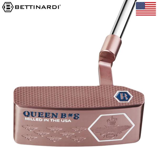 ベティナルディ Queen B 8 Plumber's Neck Putter パター メンズ 右用...