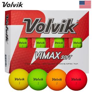 Volvik 2020 VIMAX SOFT マットカラーボール ボルビック ヴィマックス ブィマックス 1ダース 12球 USA直輸入品