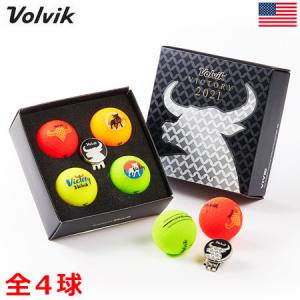 ボルビック 丑年 限定デザインボール＆マーカー ギフトセット USA直輸入品 Volvik Limited Edition 2021 Year of the Ox Gift Set