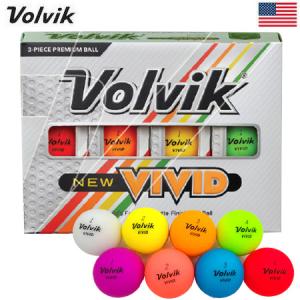 Volvik 2022 NEW VIVID マットカラーボール ボルビック ビビッド ヴィヴィッド 1ダース 12球 USA直輸入品