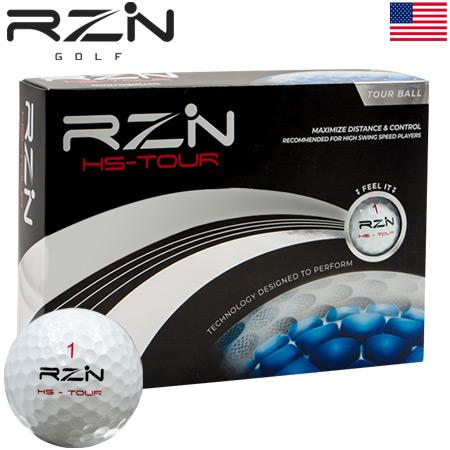 RZN GOLF HS-TOUR 4ピース ウレタンカバー ゴルフボール 1ダース（全12球） US...