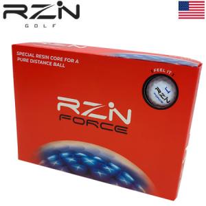RZN GOLF FORCE 3ピース アイオノマーカバー ゴルフボール 1ダース（全12球） USA直輸入品 レジンゴルフ｜jypers