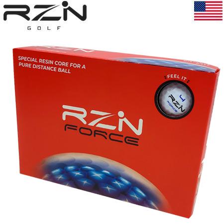 RZN GOLF FORCE 3ピース アイオノマーカバー ゴルフボール 1ダース（全12球） US...