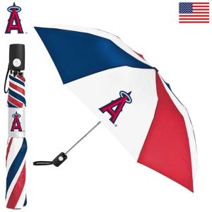 MLB エンゼルス ゴルフ用 アンブレラ 傘 Los Angeles Angels AUTO FOLDING UMBRELLA USA直輸入品｜jypers