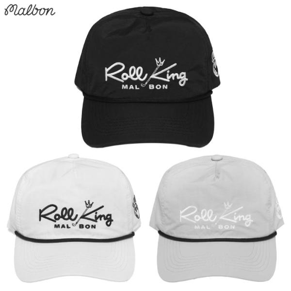 Malbon Golf キャップ M-9232 ROLL KING NYLON ROPE HAT メ...