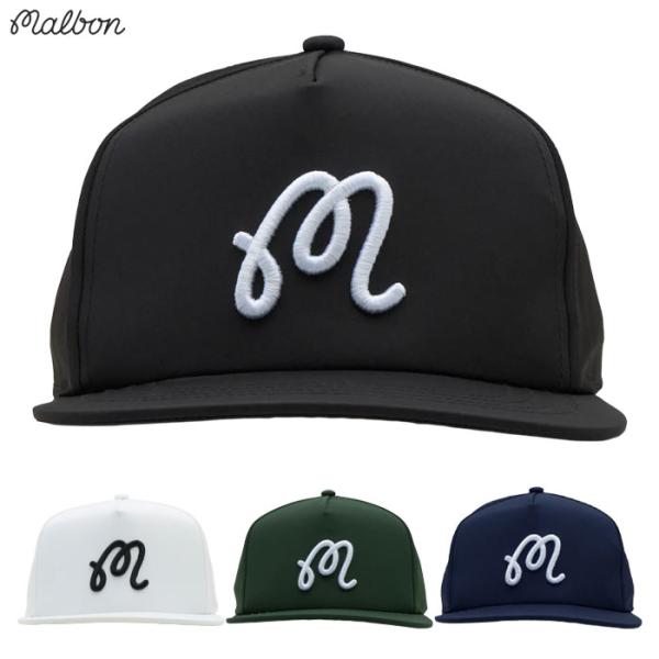 Malbon Golf キャップ M-9424 M Snapback メンズ ゴルフキャップ 帽子 ...