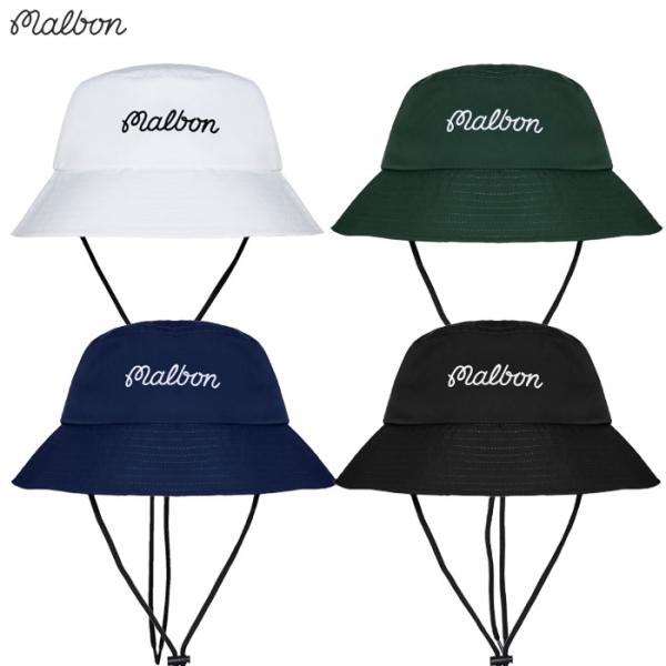 Malbon Golf ハット M-9426 MALBON BUCKET HAT メンズ ゴルフキャ...