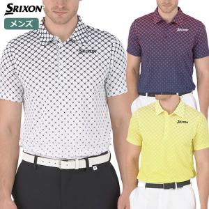 スリクソン 松山英樹プロレプリカモデル グラデーションプリントシャツ RGMXJA17 メンズ SRIXON 2024春夏モデル 日本正規品｜jypers