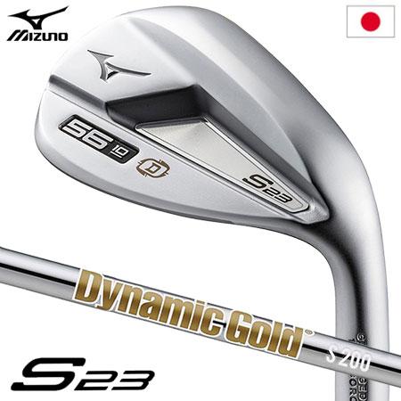 ミズノ S23ウエッジ ホワイトサテンブラッシュ仕上げ メンズ 右用 Dynamic Gold HT...
