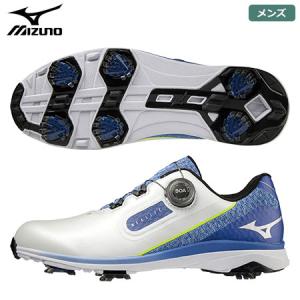 ミズノ ネクスライトSL ボア メンズ スパイクシューズ メンズ 51GM2215 mizuno ホワイト×ブルー 2022年モデル 日本正規品｜jypers