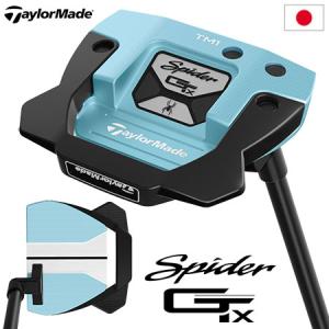 テーラーメイド スパイダーGT X アイスブルー トラスヒール パター TM1 メンズ 右用 33,34インチ TaylorMade 日本正規品 2023年モデル｜jypers