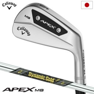 キャロウェイ APEX MBアイアン 6本セット(5-9,PW) メンズ 右用 Dynamic Gold MID115 スチールシャフト 2023年モデル 日本正規品｜jypers