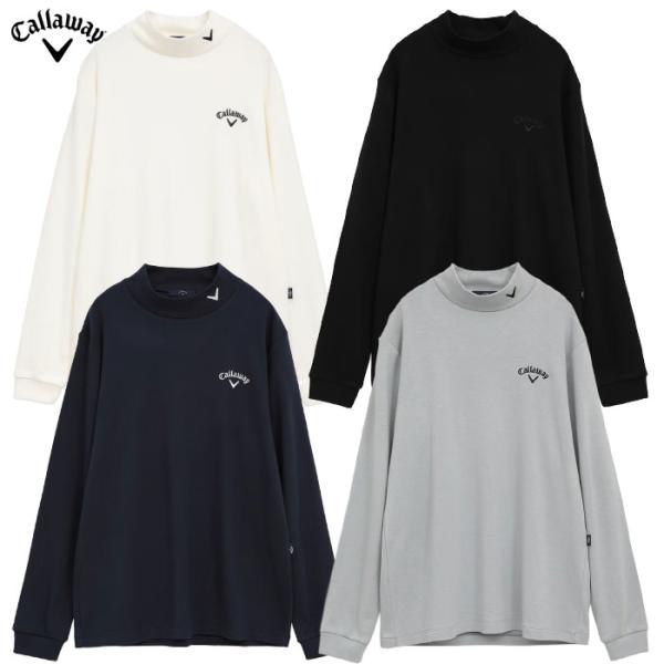キャロウェイ 裏起毛スムースモックネックシャツ C25233111 長袖 メンズ Callaway ...