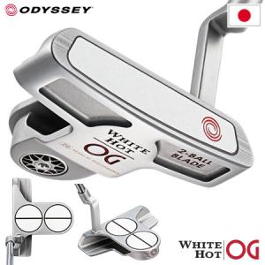 オデッセイ WHITE HOT OG 2-BALL BLADE パター メンズ 右用 クランクホーゼル スチールシャフト装着 日本正規品 2022年モデル｜jypers