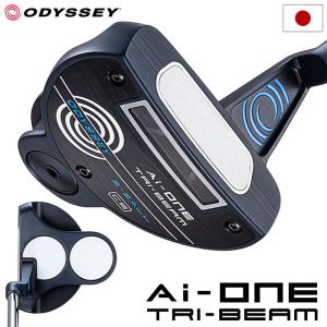 オデッセイ AI-ONE TRI-BEAM 2-BALL CS パター メンズ 右用 STROKE LAB 90 STEEL ODYSSEY 2024年モデル 日本正規品｜jypers