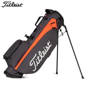 タイトリスト Players 4 スタンドバッグ TB21SX4 8.5型 キャディバッグ グレー/オレンジ Titleist 2021年モデル