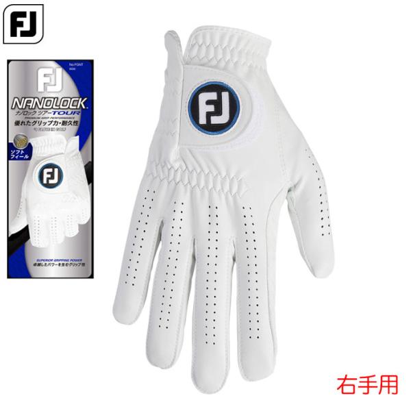フットジョイ ゴルフグローブ MEN'S ナノロック ツアー FGNT24LWT メンズ 右手用 F...