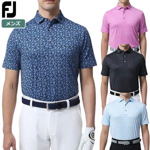 フットジョイ フラワープリント 半袖ボタンダウンシャツ FJ-S23-S08 メンズ FOOTJOY 2023春夏モデル 日本正規品｜jypers