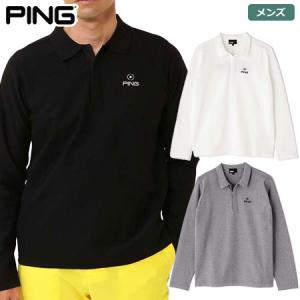 ピン 撥水軽量長袖ニットポロシャツ 621-2270803 メンズ PING GOLF 2022秋冬モデル 日本正規品の商品画像