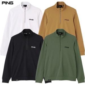 ピン PING メッシュリバーニットハーフジップカットソー 621-6262907