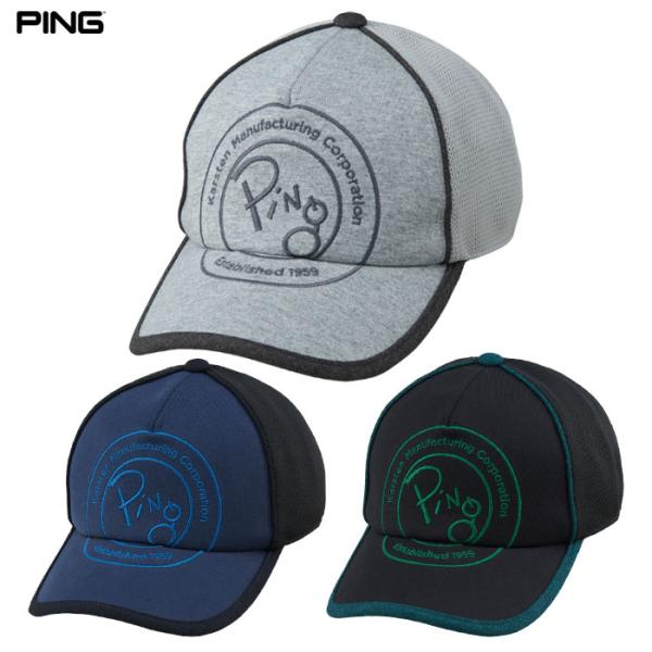 PING ピン HW-U2511 ウィンターメッシュキャップ メンズ ゴルフ 帽子 2025秋冬モデ...