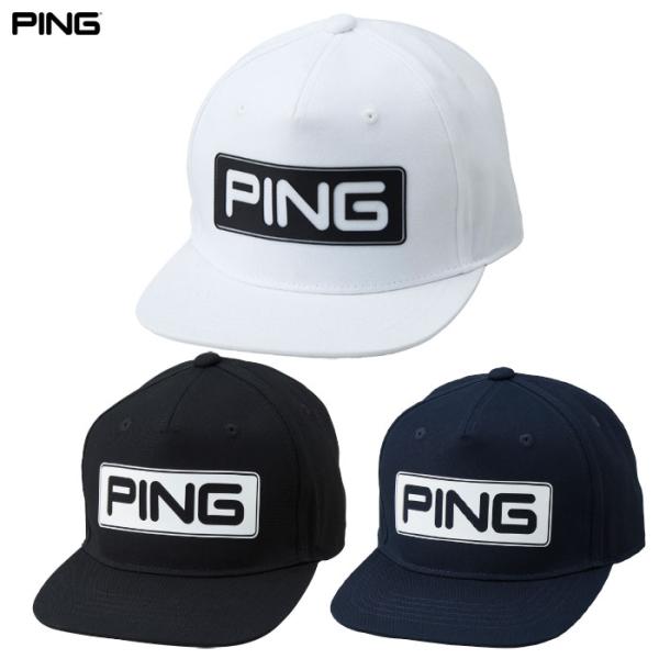 PING ピン HW-U2608 キャンディーバーフラットビルキャップ メンズ 帽子 ゴルフキャップ...