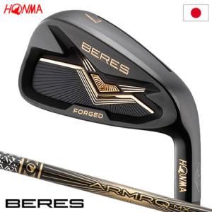 本間ゴルフ BERES BLACK アイアンセット 6本組(#6-11) ARMRQ MX BLACKカーボンシャフト装着 日本正規品｜jypers