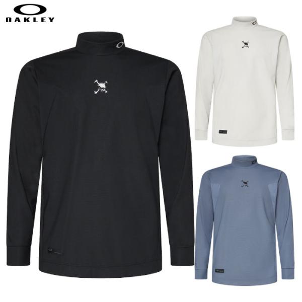 オークリー OAKLEY シャツ Skull Thickness LS Mock Shirt メンズ...