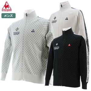 ルコックゴルフ シャドー市松フルジップセーター QGMPJL03 メンズ le coq sportif GOLF 2020春夏