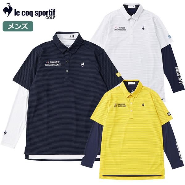 ルコック インナー付き半袖シャツ メンズ QGMWJA04W le coq sportif GOLF...