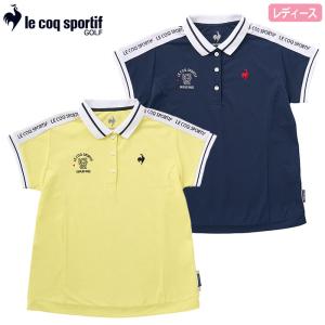 ルコック Aライン 袖ライン襟付きシャツ QGWXJA10 レディース le coq sportif GOLF 2024春夏モデル 日本正規品｜jypers