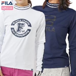 フィラ モックネックシャツ 792503 レディース FILA GOLF 2022秋冬モデル 日本正規品｜jypers