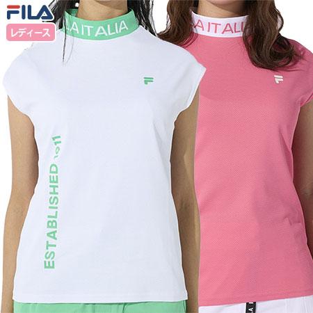 フィラ 衿リブノースリーブシャツ 753662 レディース FILA GOLF 2023春夏モデル ...