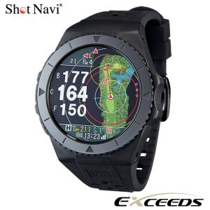 ショットナビ EXCEEDS 腕時計型GPSナビ Shot Navi ブラック 2024年モデル 日本正規品｜jypers