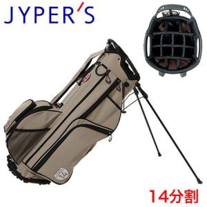 ジーパーズ 14分割スタンドキャディバッグ 9.5型 JYPEH002 カーキ 2020年モデル
