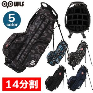 OOWLS 14分割 スタンドキャディバッグ 9.5型 軽量 47インチ対応 JYPRF23FSB ...