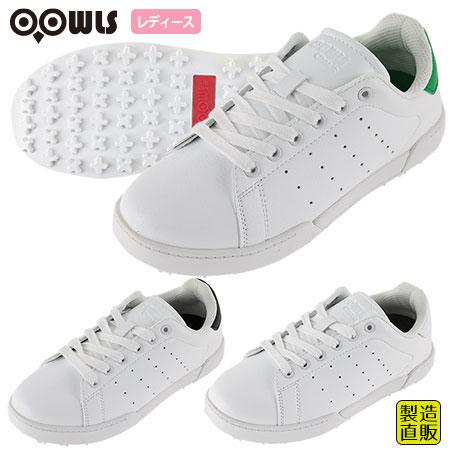 ゴルフシューズ レディース OOWLS クラシック スパイクレスシューズ JYPRF21LDS スパ...
