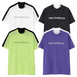 定価14,300円ニューバランス☆半袖☆ジップシャツ☆速乾⭐モックネック New Balance（ニューバランス） 半袖 モックネック プルオーバー 012