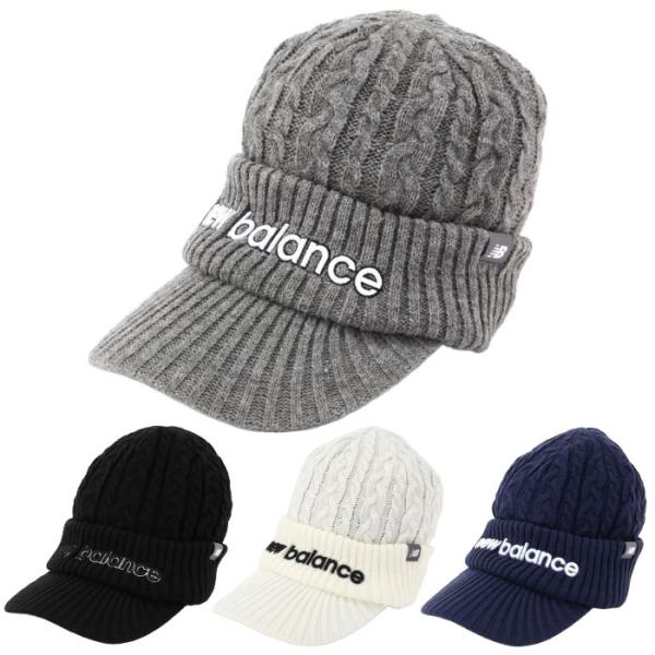 ニューバランス ブリムビーニー 012-5287015 メンズ ニットキャップ 防寒 ゴルフキャップ...