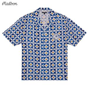 マルボン Malbon Golf 半袖シャツ MARE MOCKNECK TEE M-9271 メンズ