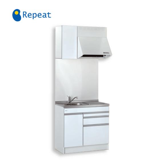 ミニキッチン チョイコン50(扉カラー：クリア) 間口120cm フルタイプ CSS120FJTK2...