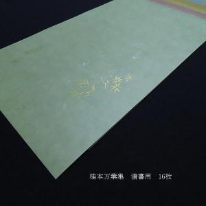 仮名料紙 古筆臨書用紙『桂本万葉集 清書用』1...の詳細画像3
