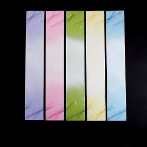 短冊　歌用　デザイン5色入り