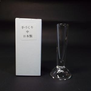 日本製 ガラス筆立て（中）｜書道 書道用品 筆立て 筆スタンド ギフト