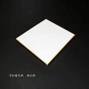 色紙 大色紙 273×242mm 画仙紙ドーサ引 50枚 / 京都府知事指定 伝統
